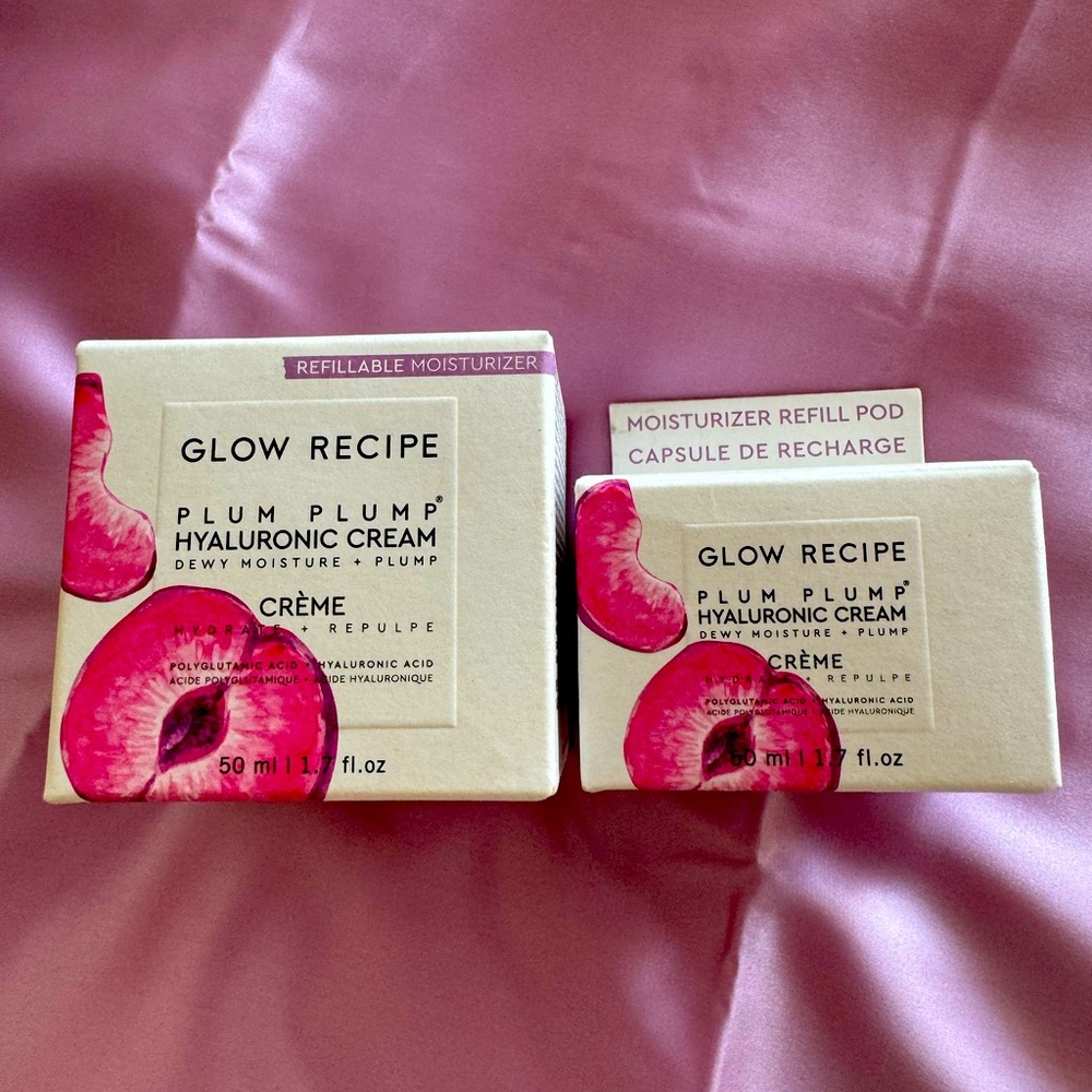 Glow Recipe Plum Plum Hyaluronic Cream + Refill